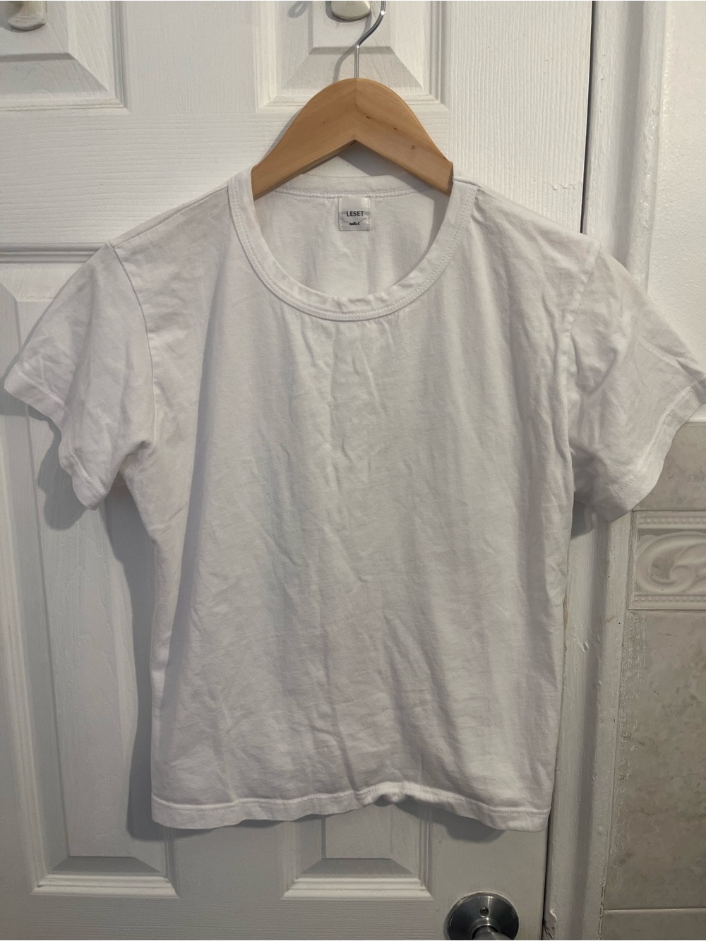 Leset White Margo Tee